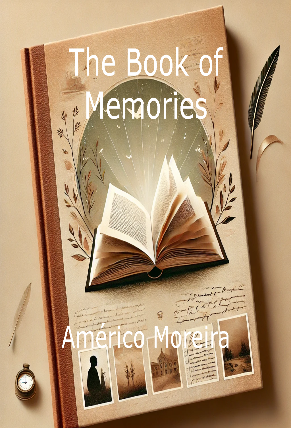 Capa do livro em Inglês 'The Book of Memories'